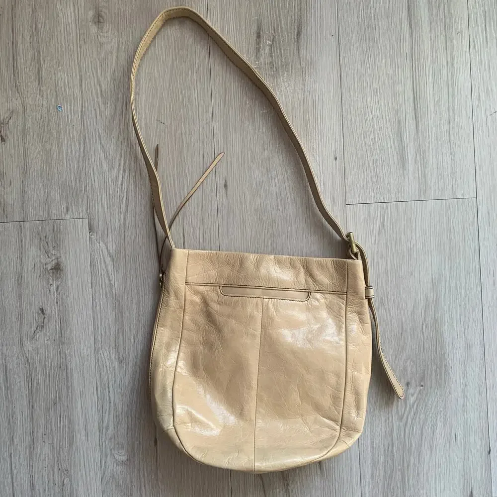 Hobo Cobblestone Stitched Patchwork Handbag - Picture 2 of 5